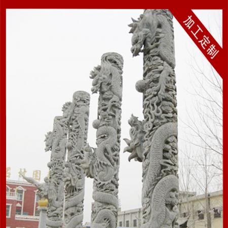 石雕龍柱多少錢 石雕盤(pán)龍柱價(jià)格