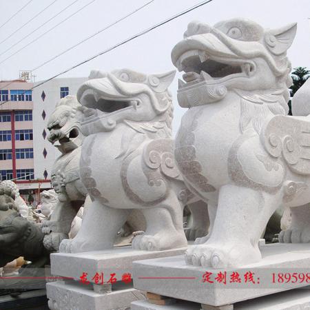 石雕貔貅一對的價(jià)格 石頭貔貅擺放寓意